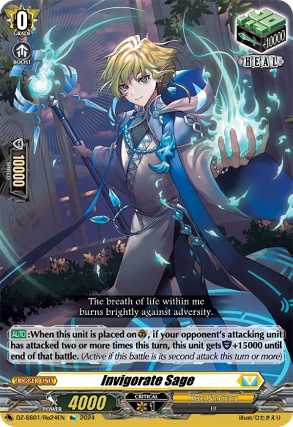 Image for Invigorate Sage (DZ-SS01: Festival Booster 2024) (DZ-SS01/Re24EN) - Cardfight Vanguard