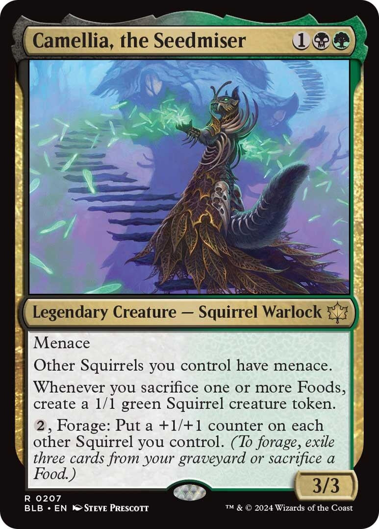 Image for Camellia, the Seedmiser (Bloomburrow) (207) - Magic: The Gathering