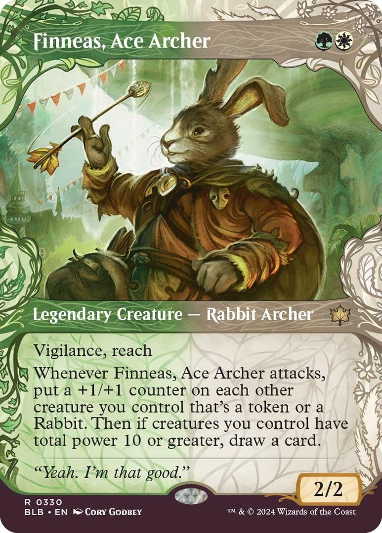 Image for Finneas, Ace Archer (Showcase) (Bloomburrow) (330) - Magic: The Gathering