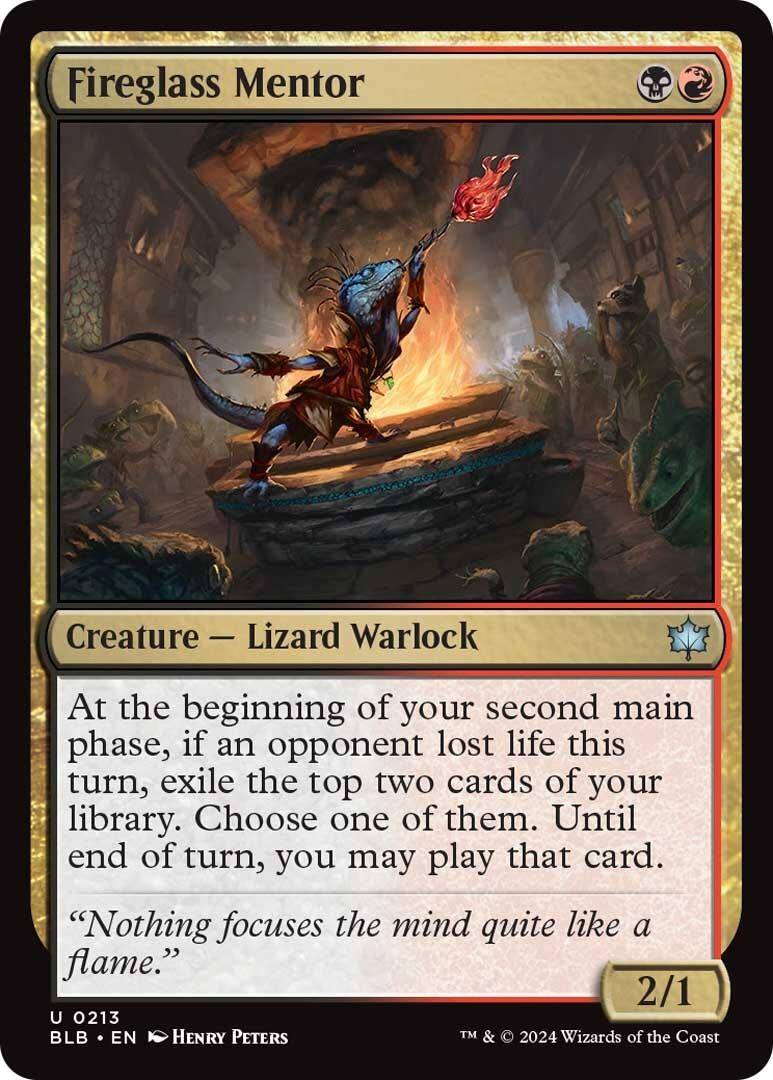 Image for Fireglass Mentor (Bloomburrow) (213) - Magic: The Gathering