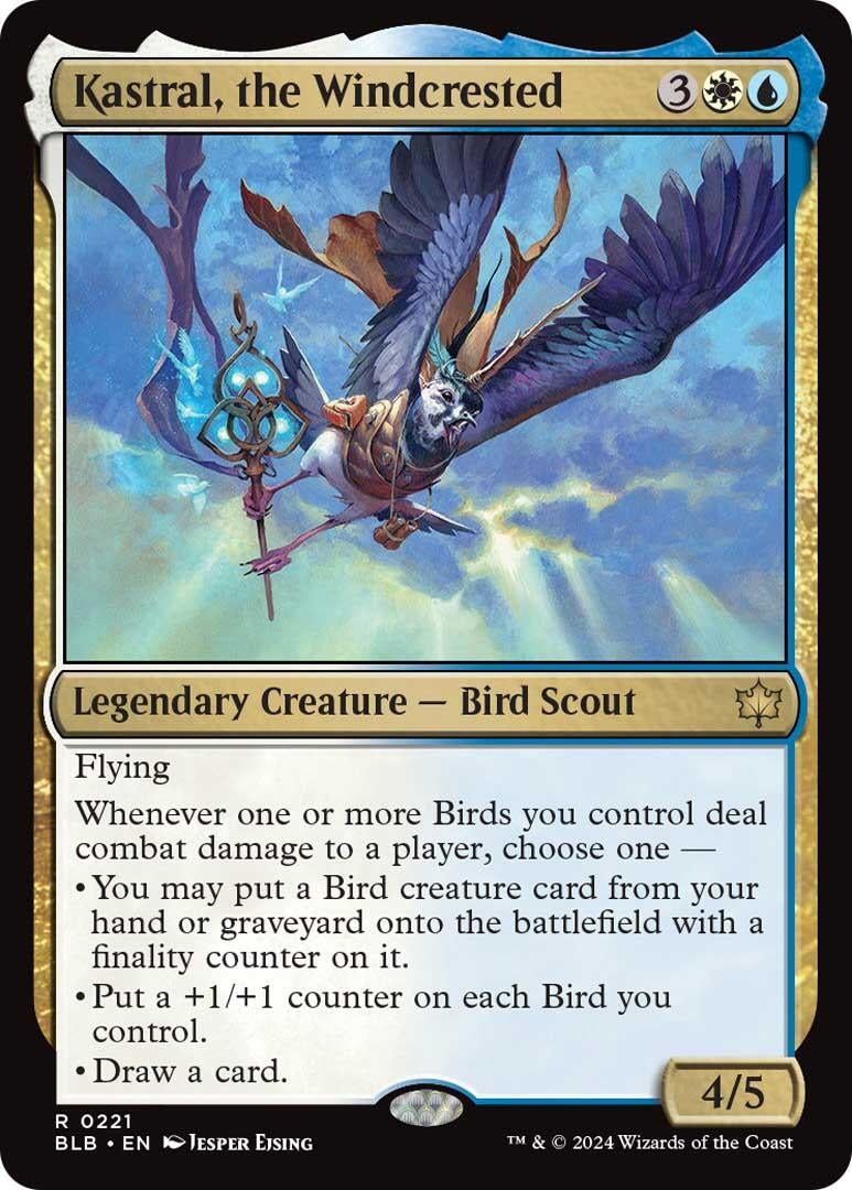 Image for Kastral, the Windcrested (Bloomburrow) (221) - Magic: The Gathering