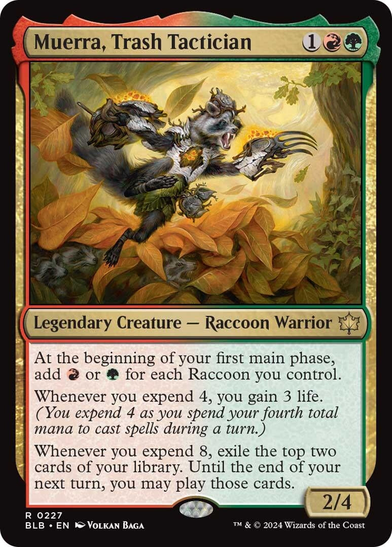 Image for Muerra, Trash Tactician (Bloomburrow) (227) - Magic: The Gathering
