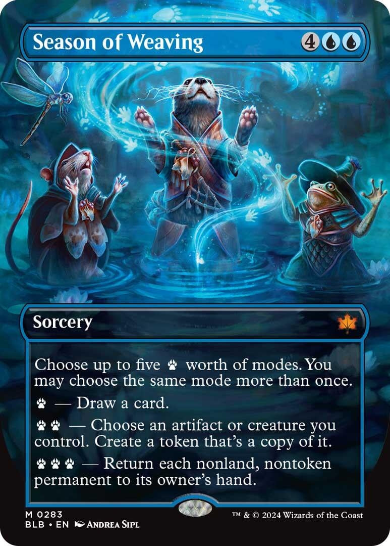 Image for Season of Weaving (Borderless) (Bloomburrow) (283) - Magic: The Gathering