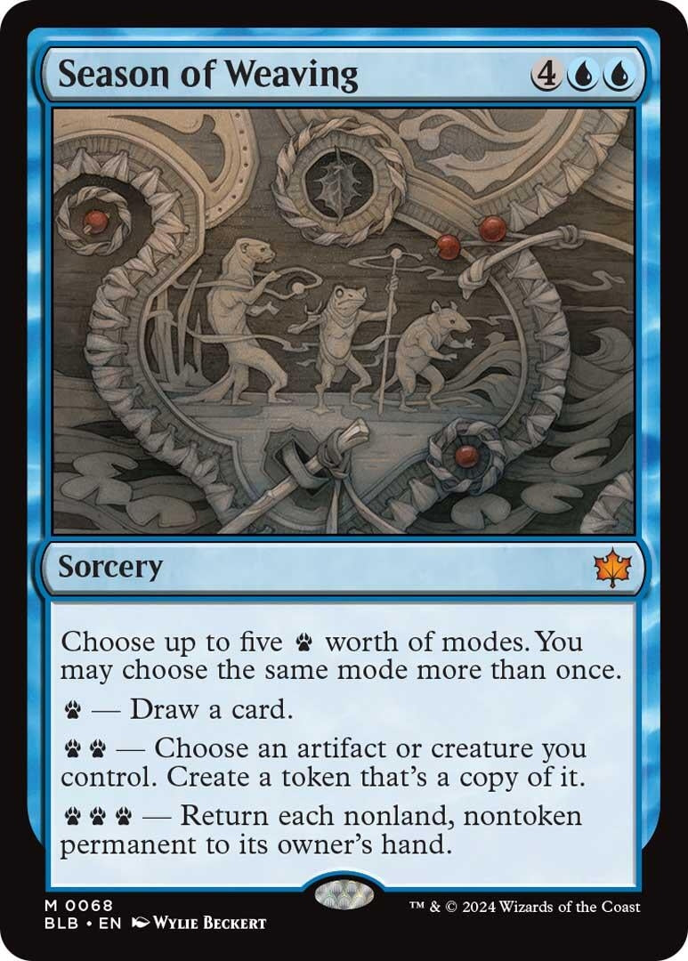Image for Season of Weaving (Bloomburrow) (68) - Magic: The Gathering