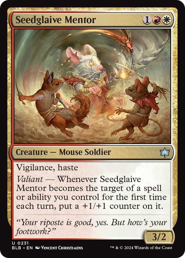 Image for Seedglaive Mentor (Bloomburrow) (231) - Magic: The Gathering