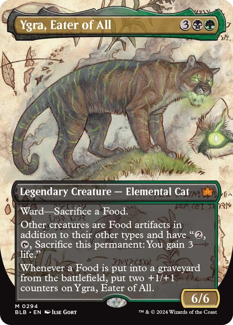 Image for Ygra, Eater of All (Borderless) (Bloomburrow) (294) - Magic: The Gathering
