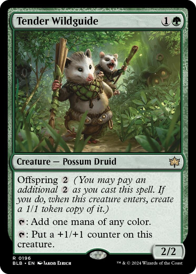 Image for Tender Wildguide (Bloomburrow) (196) - Magic: The Gathering