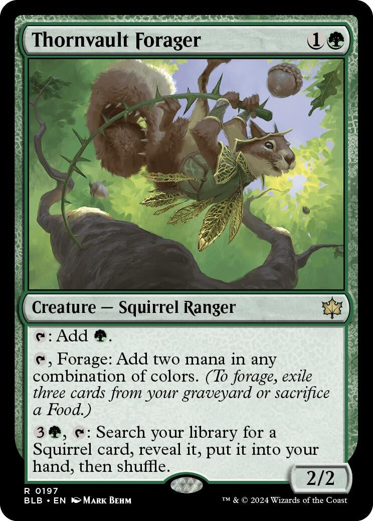 Image for Thornvault Forager (Bloomburrow) (197) - Magic: The Gathering