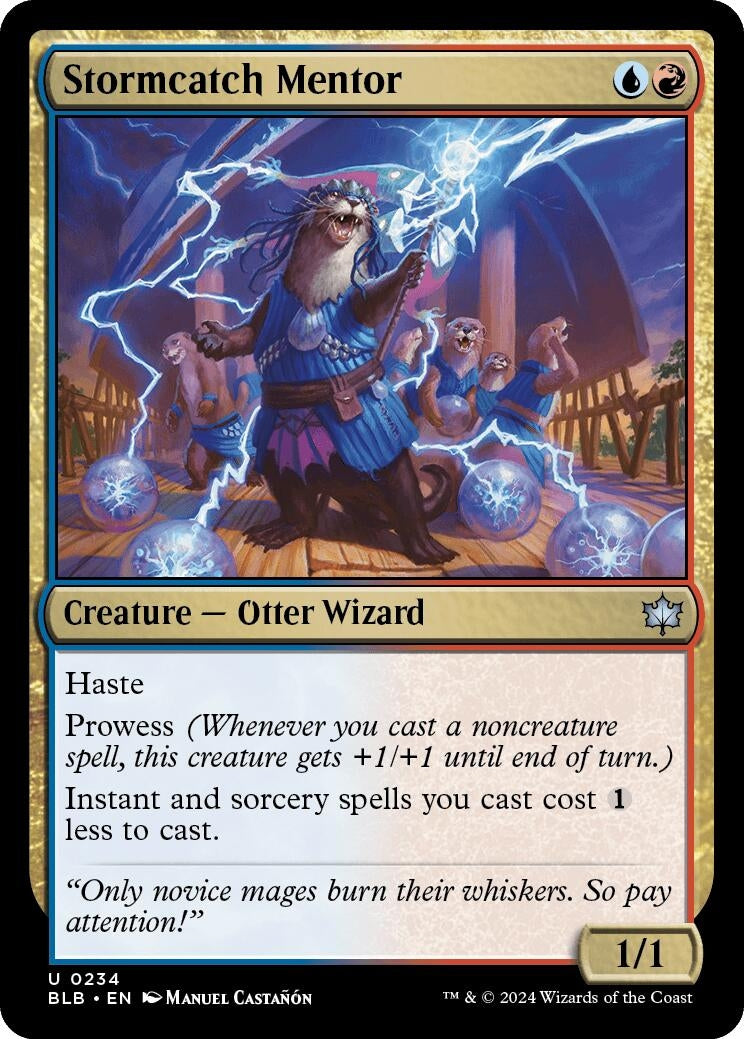 Image for Stormcatch Mentor (Bloomburrow) (234) - Magic: The Gathering