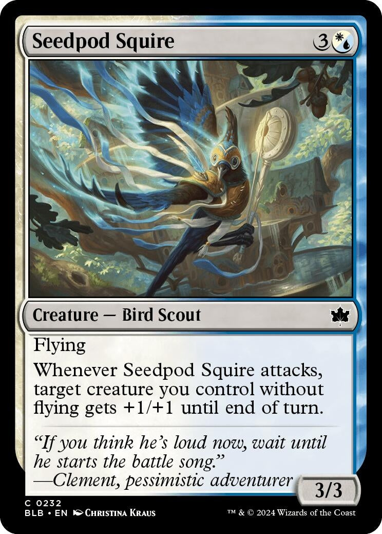 Image for Seedpod Squire (Bloomburrow) (232) - Magic: The Gathering