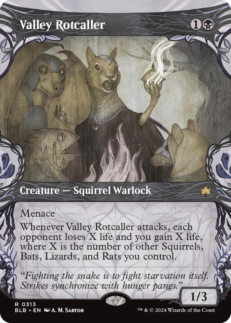 Image for Valley Rotcaller (Showcase) (Bloomburrow) (313) - Magic: The Gathering
