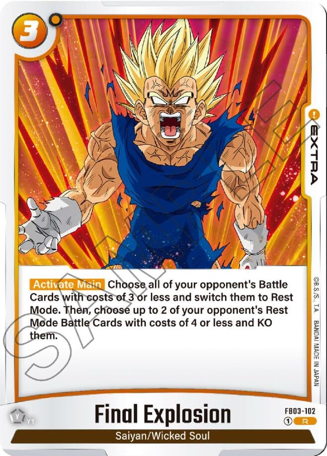 Image for Final Explosion (Raging Roar) (FB03-102) - Dragon Ball Super: Fusion World