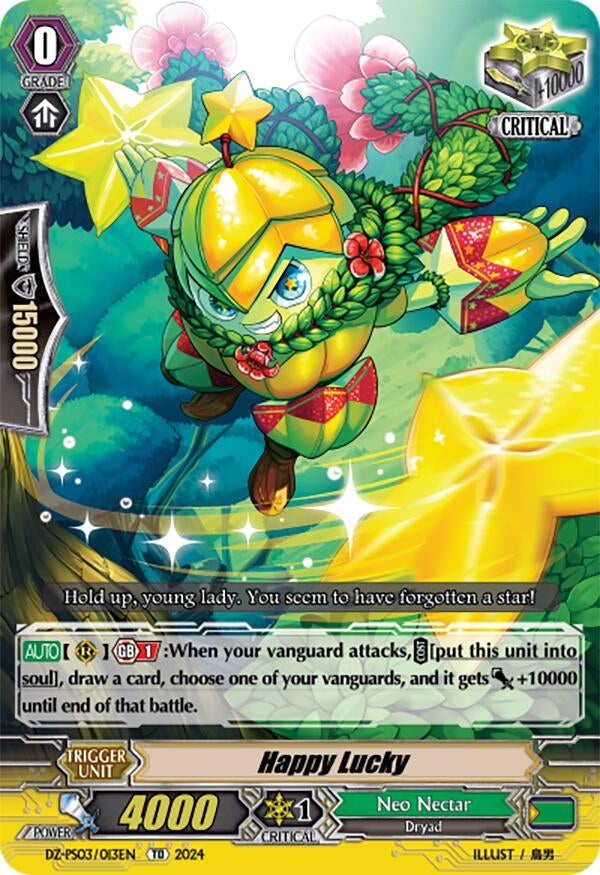 Image for Happy Lucky (DZ-PS03: Premium Deckset “Musketeer”) (DZ-PS03/013EN) - Cardfight Vanguard