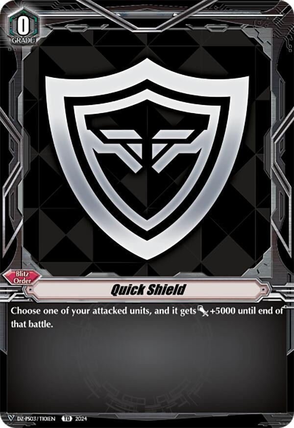 Image for Quick Shield (DZ-PS03: Premium Deckset “Musketeer”) (DZ-PS03/TI01EN) - Cardfight Vanguard