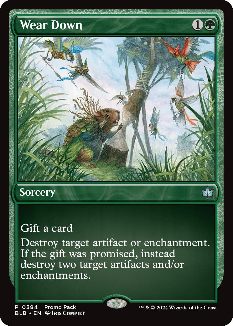 Image for Wear Down (Promo Pack: Bloomburrow) (384) - Magic: The Gathering