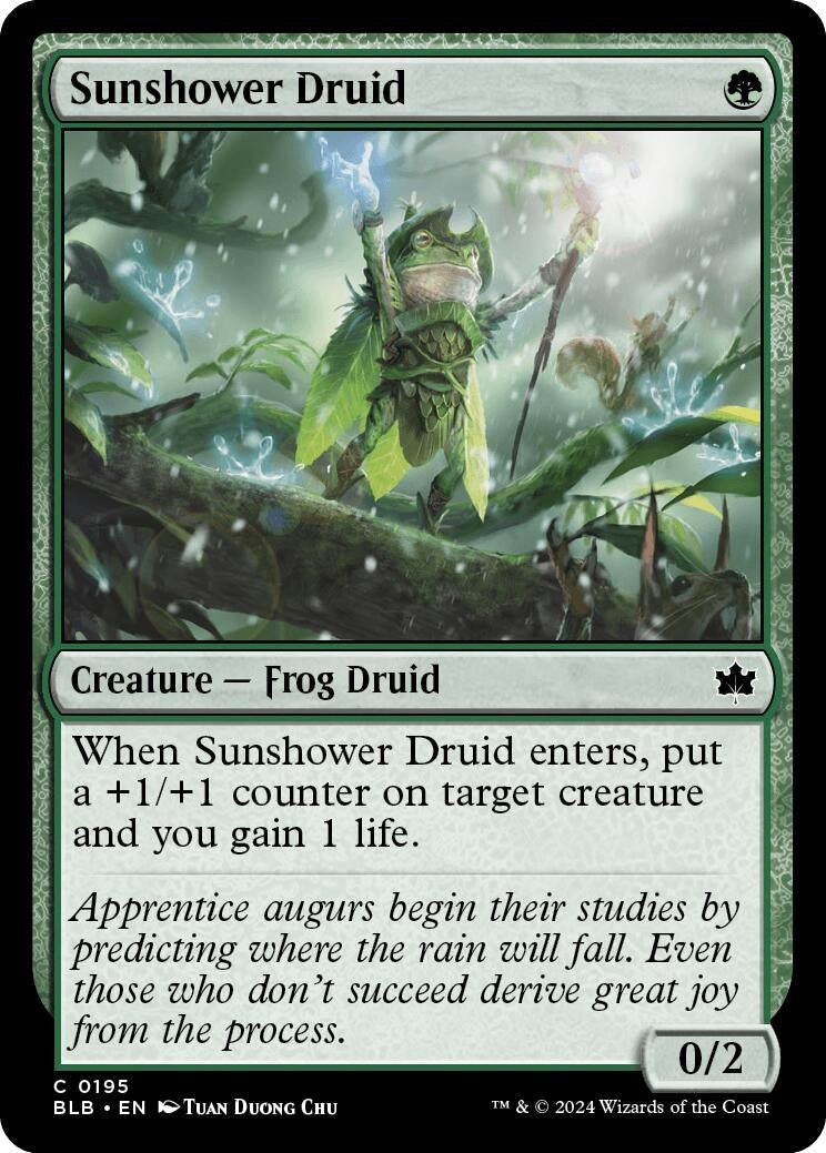 Image for Sunshower Druid (Bloomburrow) (195) - Magic: The Gathering