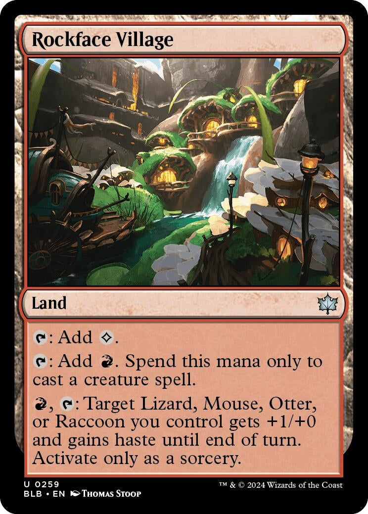 Image for Rockface Village (Bloomburrow) (259) - Magic: The Gathering