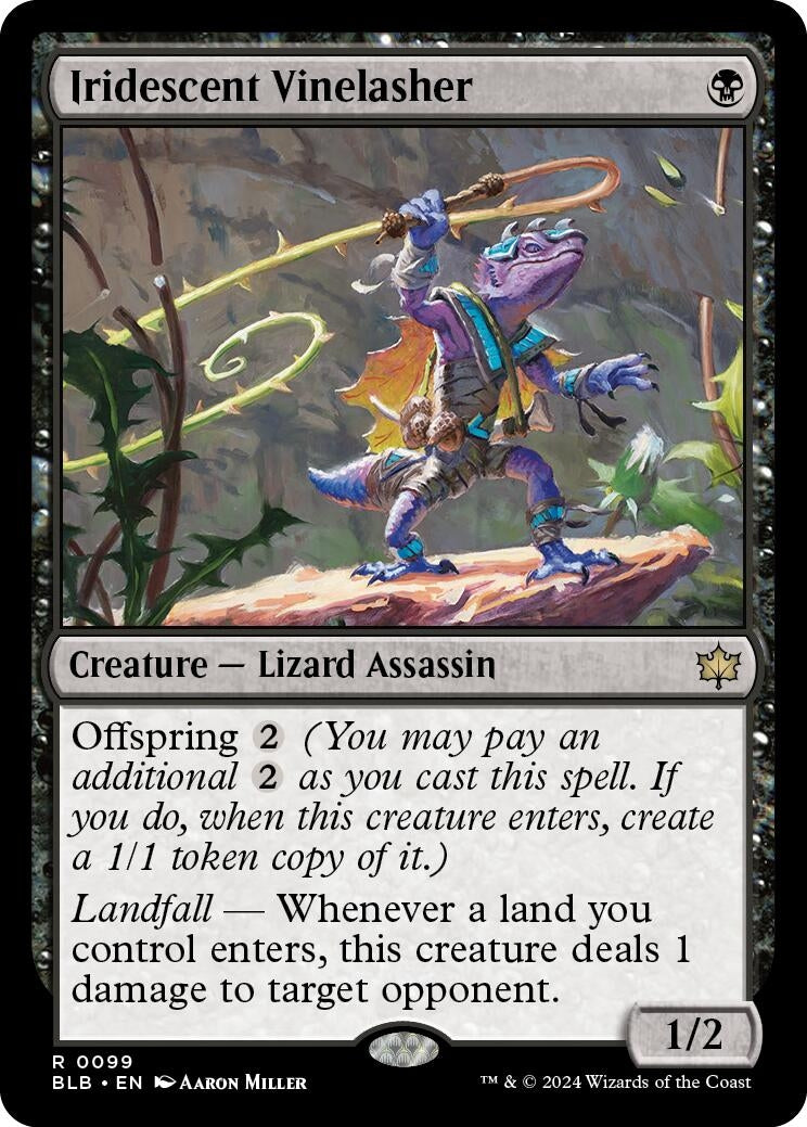 Image for Iridescent Vinelasher (Bloomburrow) (99) - Magic: The Gathering