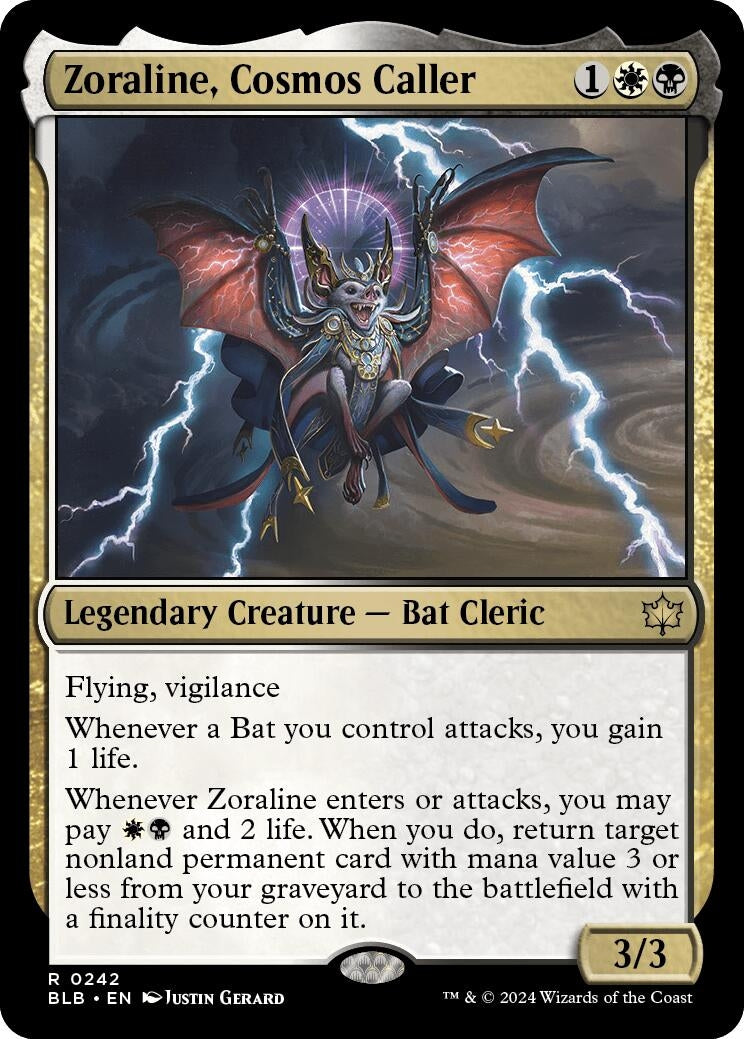 Image for Zoraline, Cosmos Caller (Bloomburrow) (242) - Magic: The Gathering