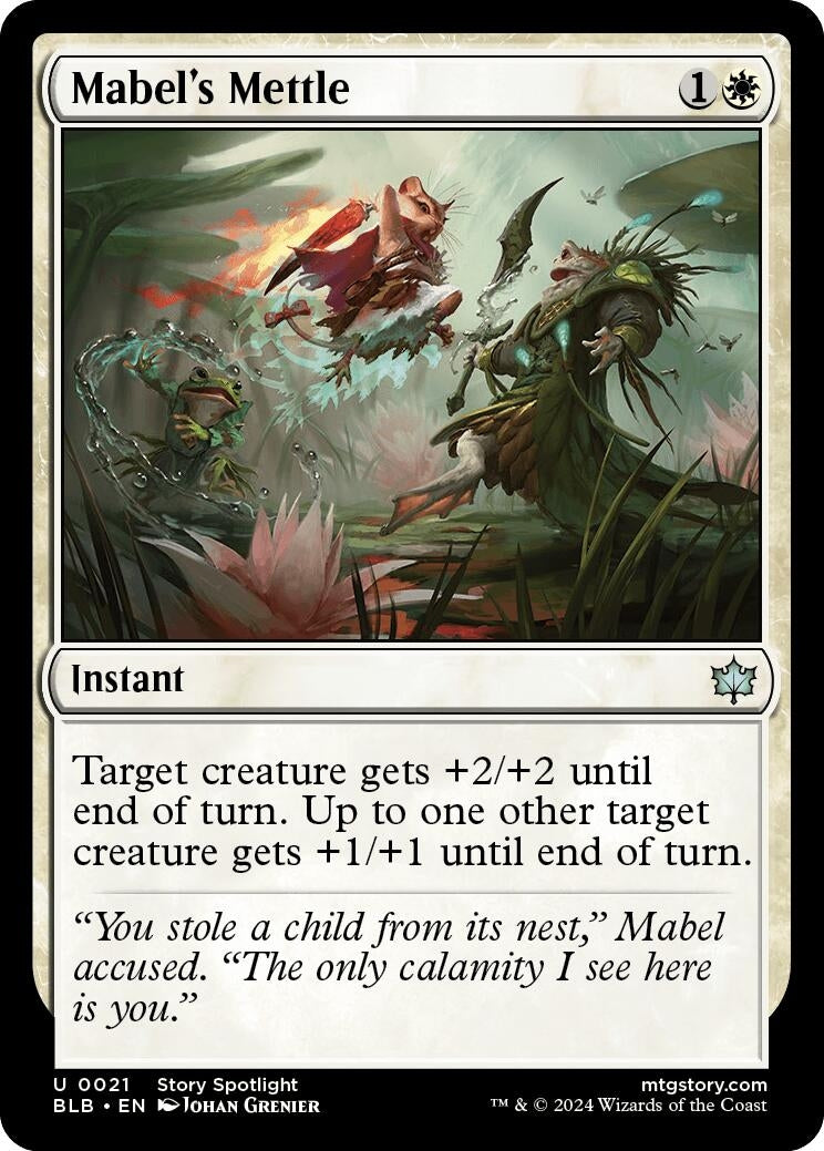 Image for Mabel's Mettle (Bloomburrow) (21) - Magic: The Gathering