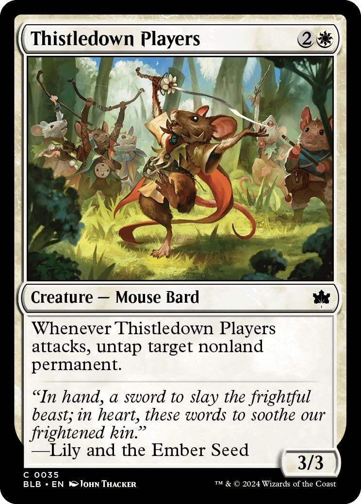 Image for Thistledown Players (Bloomburrow) (35) - Magic: The Gathering