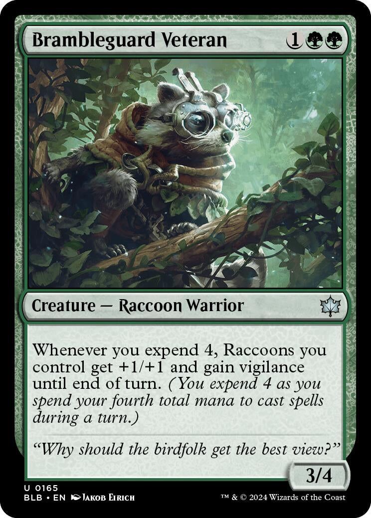 Image for Brambleguard Veteran (Bloomburrow) (165) - Magic: The Gathering