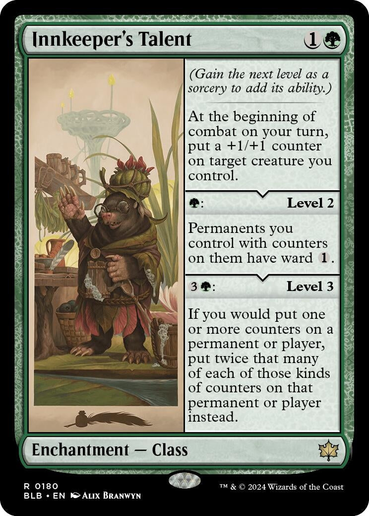 Image for Innkeeper's Talent (Bloomburrow) (180) - Magic: The Gathering