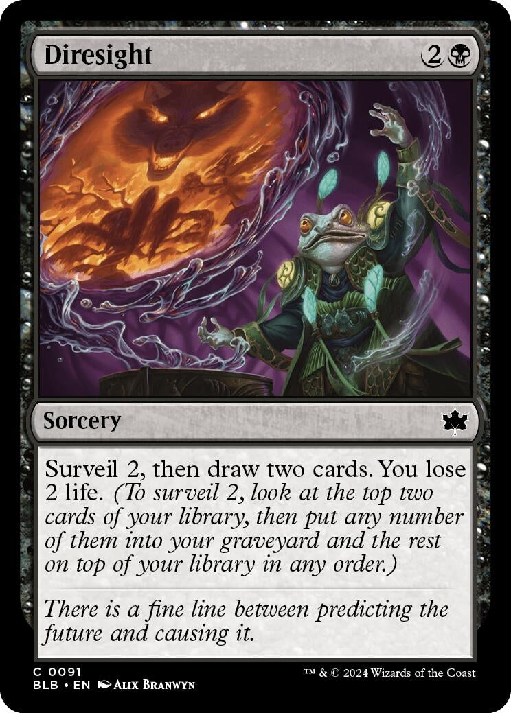 Image for Diresight (Bloomburrow) (91) - Magic: The Gathering