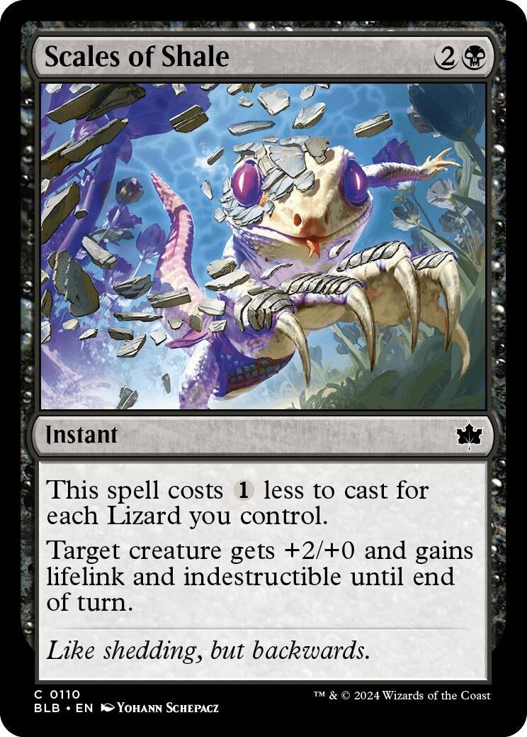 Image for Scales of Shale (Bloomburrow) (110) - Magic: The Gathering