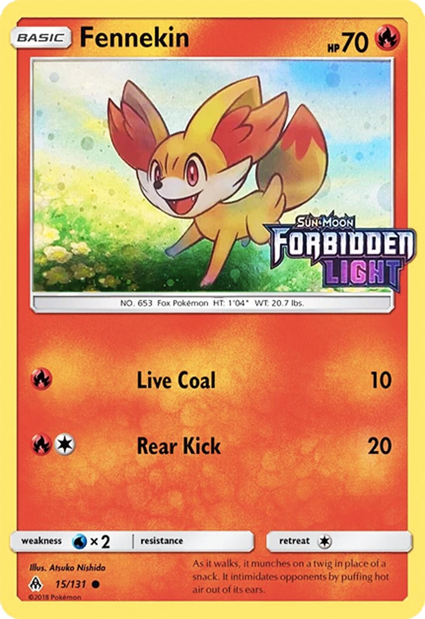 Image for Fennekin - 15/131 (Toys R' Us Promo) (SM Promos) (15/131) - Pokemon