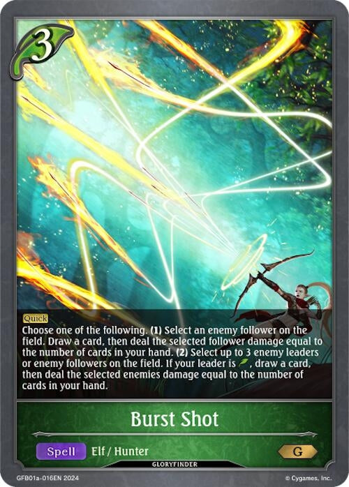 Image for Burst Shot (GFB01: Guide to Glory) (GFB01a-016EN) - Shadowverse: Evolve