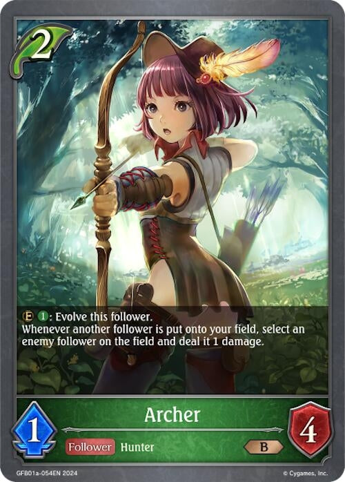 Image for Archer (GFB01: Guide to Glory) (GFB01a-054EN) - Shadowverse: Evolve