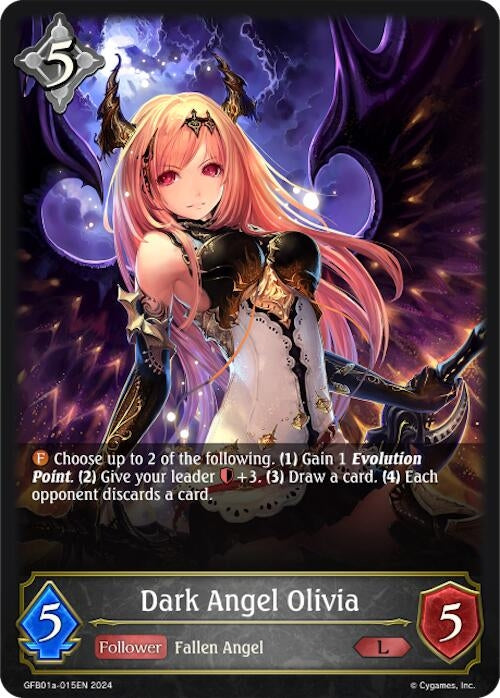 Image for Dark Angel Olivia (GFB01: Guide to Glory) (GFB01a-015EN) - Shadowverse: Evolve