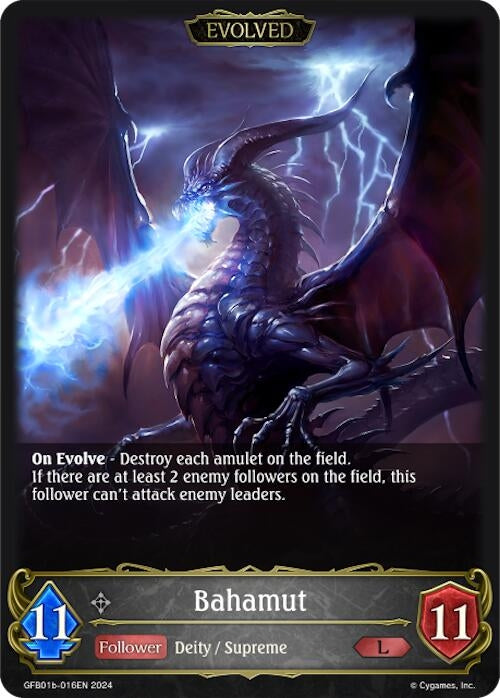 Image for Bahamut (Evolved) (GFB01: Guide to Glory) (GFB01b-016EN) - Shadowverse: Evolve