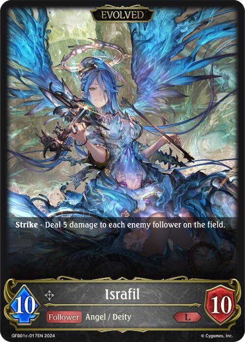 Image for Israfil (Evolved) (GFB01: Guide to Glory) (GFB01c-017EN) - Shadowverse: Evolve