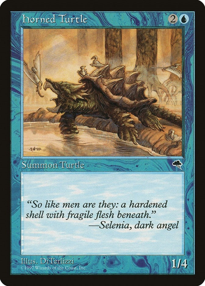 Image for Horned Turtle (Tempest) (67) - Magic: The Gathering