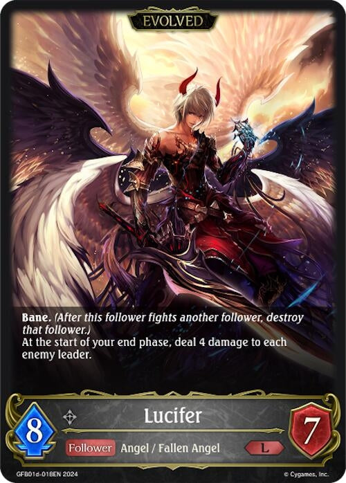 Image for Lucifer (Evolved) (GFB01: Guide to Glory) (GFB01d-018EN) - Shadowverse: Evolve