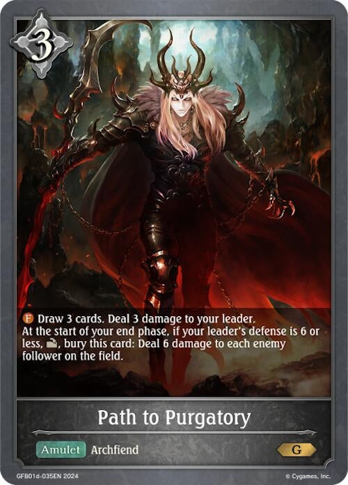 Image for Path to Purgatory (GFB01: Guide to Glory) (GFB01d-035EN) - Shadowverse: Evolve