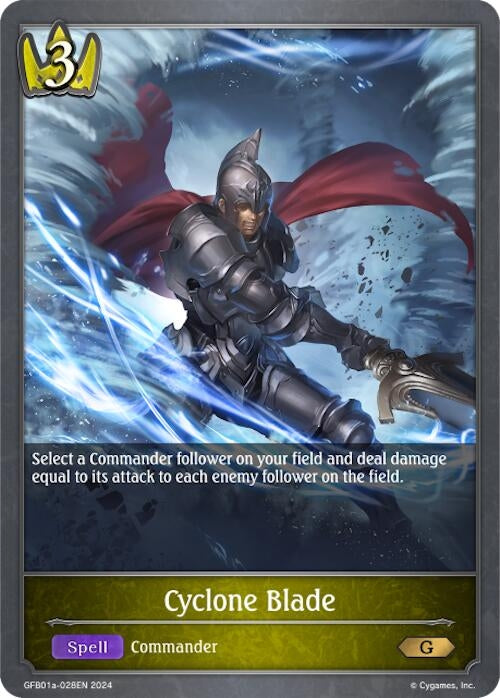 Image for Cyclone Blade (GFB01: Guide to Glory) (GFB01a-028EN) - Shadowverse: Evolve