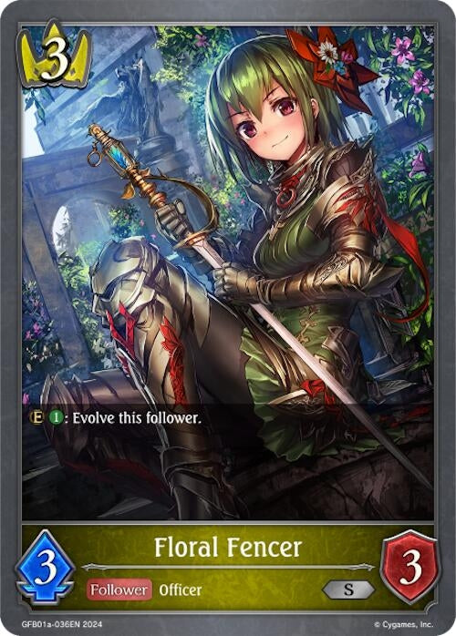 Image for Floral Fencer (GFB01: Guide to Glory) (GFB01a-036EN) - Shadowverse: Evolve
