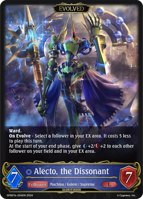 Image for Alecto, the Dissonant (Evolved) (GFB01: Guide to Glory) (GFB01b-004EN) - Shadowverse: Evolve