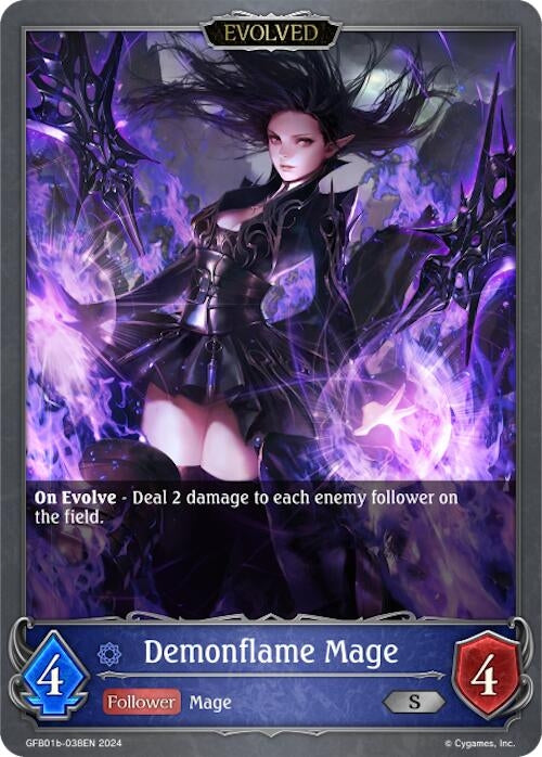Image for Demonflame Mage (Evolved) (GFB01: Guide to Glory) (GFB01b-038EN) - Shadowverse: Evolve