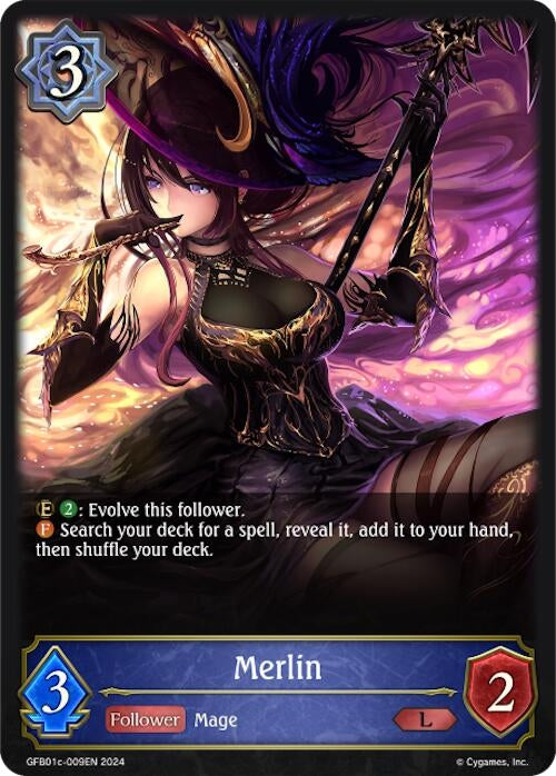 Image for Merlin (GFB01: Guide to Glory) (GFB01c-009EN) - Shadowverse: Evolve