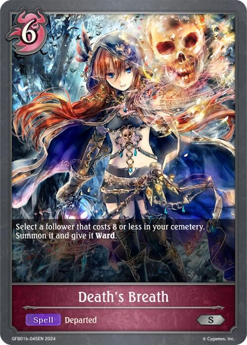 Image for Death's Breath (GFB01b-045EN) (GFB01: Guide to Glory) (GFB01b-045EN) - Shadowverse: Evolve