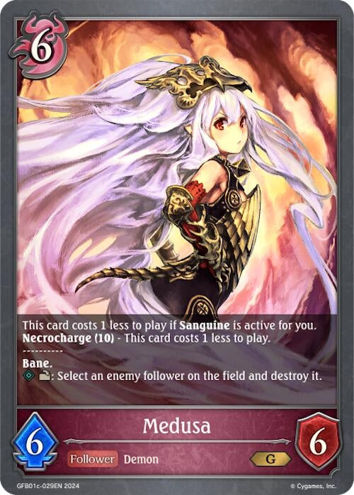 Image for Medusa (GFB01: Guide to Glory) (GFB01c-029EN) - Shadowverse: Evolve