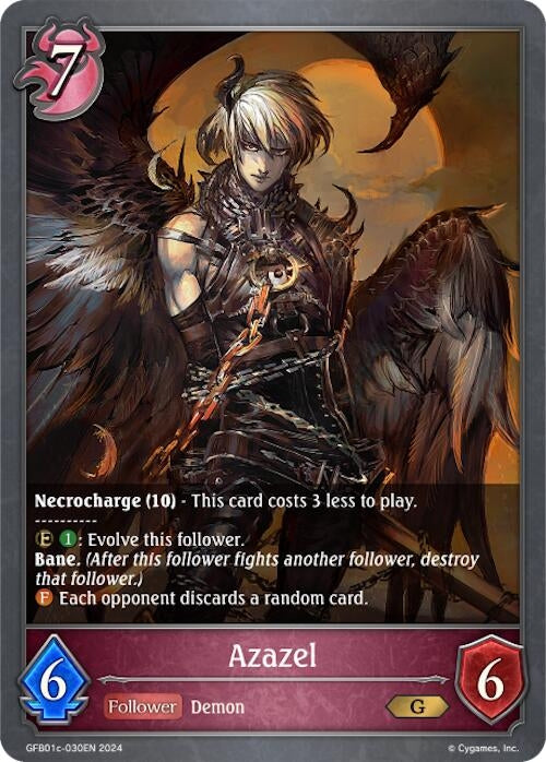 Image for Azazel (GFB01: Guide to Glory) (GFB01c-030EN) - Shadowverse: Evolve