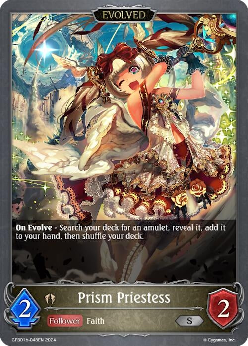 Image for Prism Priestess (Evolved) (GFB01b-048EN) (GFB01: Guide to Glory) (GFB01b-048EN) - Shadowverse: Evolve
