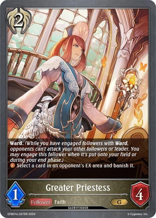 Image for Greater Priestess (GFB01: Guide to Glory) (GFB01d-021EN) - Shadowverse: Evolve