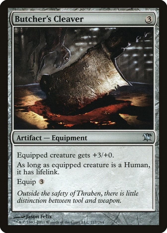 Image for Butcher's Cleaver (Innistrad) (217) - Magic: The Gathering
