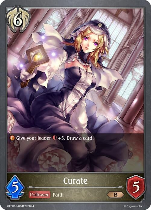 Image for Curate (GFB01: Guide to Glory) (GFB01d-064EN) - Shadowverse: Evolve